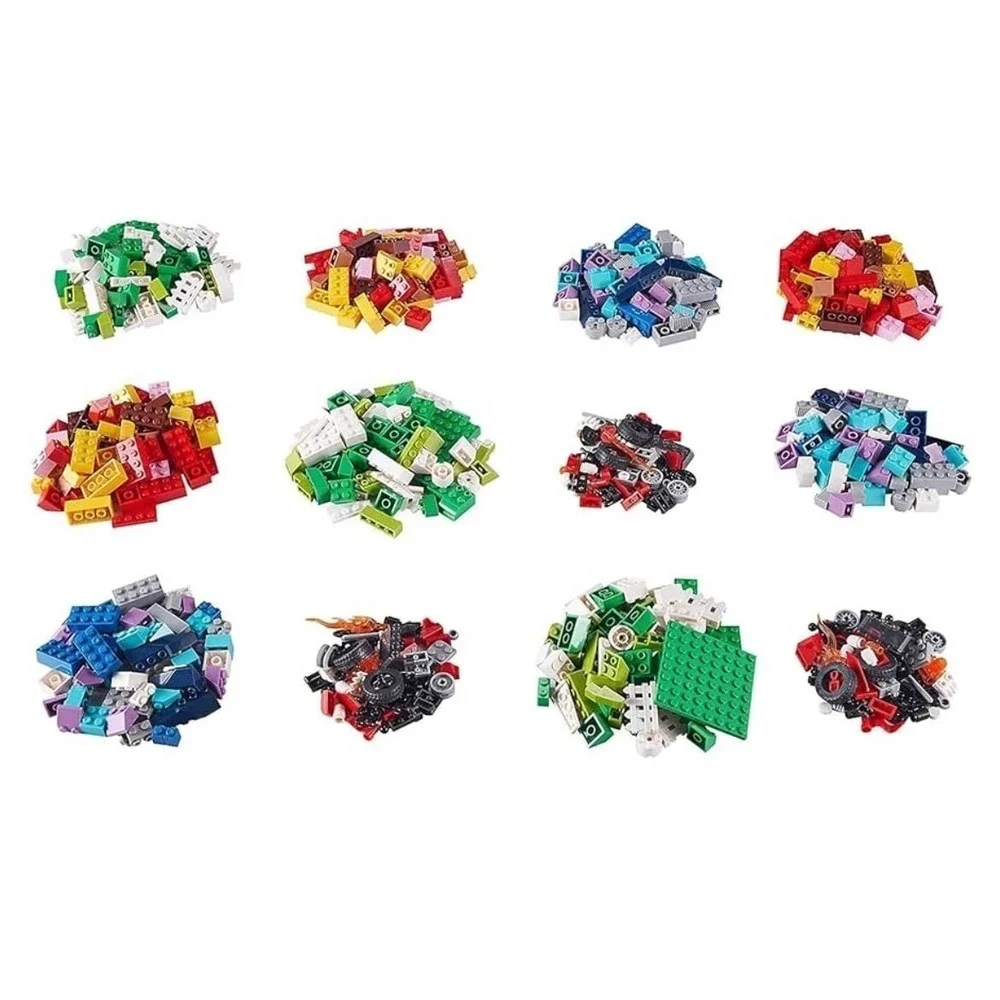 ZURU MAX Build More Bricks 759 Piece Value Set Building Blocks Storage Tub Red